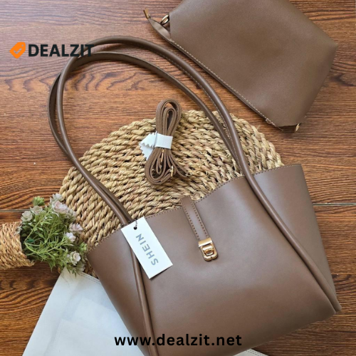 Classic Black Tote Bag Set