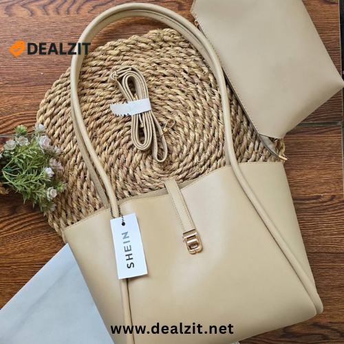 Classic Black Tote Bag Set